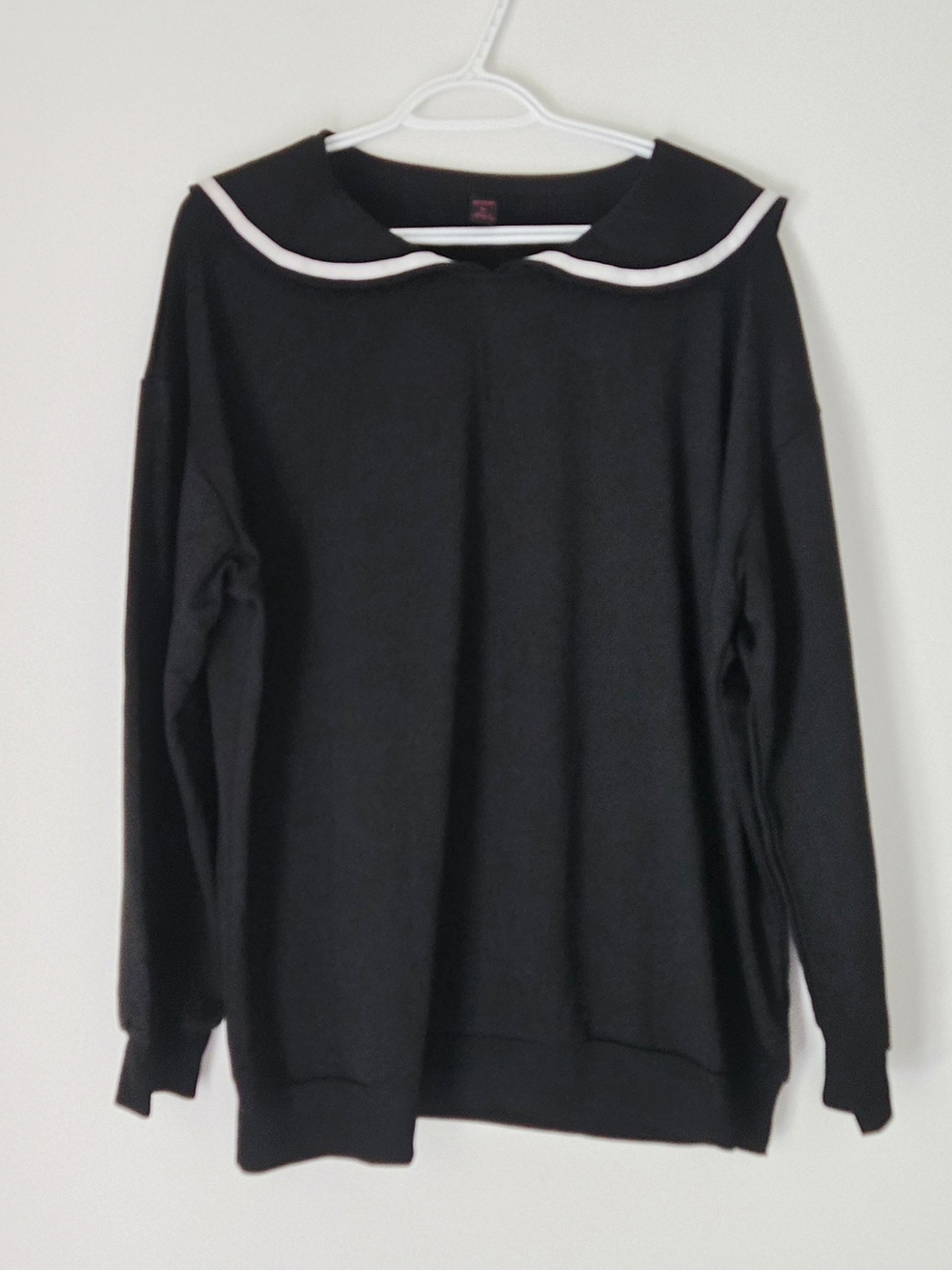 ⚓Romwe Black Sailor Collar Sweatshirt 🖤